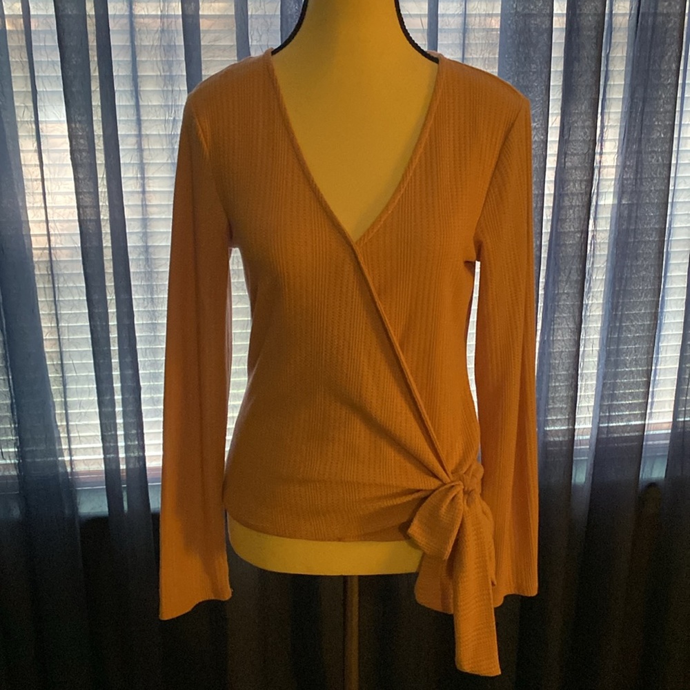 Pink Rose brand wrap Top.